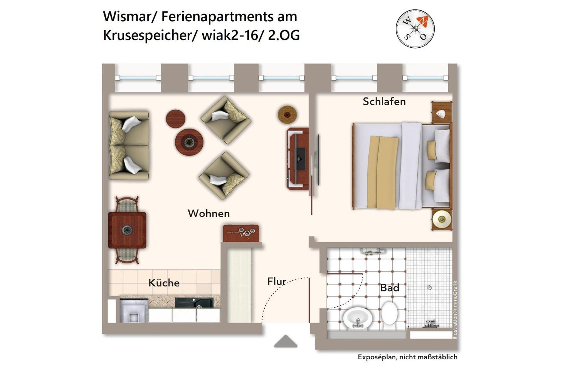 Ferienapartments Am Krusespeicher Ferienapartments Am Krusespeicher 2-16 Wismar Exterior photo